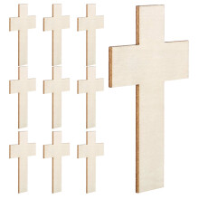 10St Hout Kruis Decoratieve Stukken Voor Handgemaakte En Decor