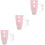 3Sets Pink Silicone Bottle Bottom Cover Anti-Scratch Home Bottle Boot 5