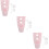 3Sets Pink Silicone Bottle Bottom Cover Anti-Scratch Home Bottle Boot 9