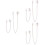 6Pcs Chain Stylish Durable Chain for Men Women Pants 6