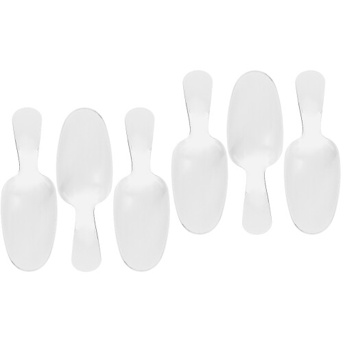 6 Pcs Stainless Steel Short Handle Dessert Scoops 2