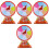 4Ensembles Roue De Prix DIY En Multi Couleurs Pour 7