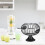 1Pc Black Iron Coffee Capsules Storage Stand with Large Fence Base 3
