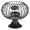 1Pc Black Iron Coffee Capsules Storage Stand with Large Fence Base 7