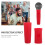 Cable Microphone Protective Case Red Handle Sleeve 5