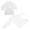 2 Sets Kinder Labjas Lange Mouwen Witte Verkleedkleding 1