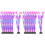 20Pcs Violet Fish Tank Plants Plastic Artificial Aquarium Ornament 4