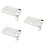 3Pcs White 7 Day Weekly Medicine Organizer with Alarm and Backlight 7