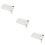 3Pcs White 7 Day Weekly Medicine Organizer with Alarm and Backlight 9