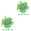 1000Pcs Blue Small Flowers for Crafts DIY Embroidery Patch Accessories 4