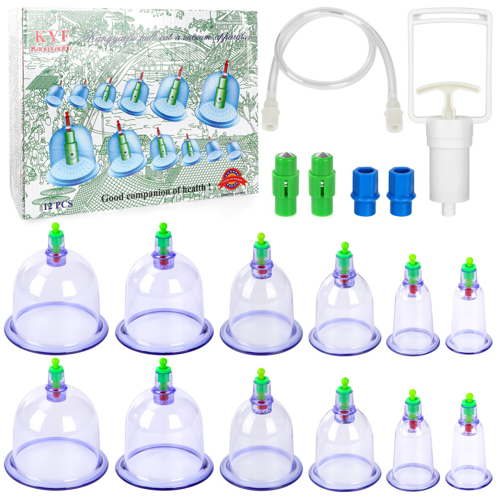 Dachuang Beauty Blue (Blue) Cupping Massager For Blood Circulation & Muscle Relief