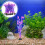 20Pcs Violet Fish Tank Plants Plastic Artificial Aquarium Ornament 9