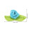 1000Pcs Blue Small Flowers for Crafts DIY Embroidery Patch Accessories 7