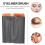100Pcs Mini Eyeliner Brush Black Plastic Handle for Home Eye Makeup 6