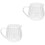 2Pièces Verseuse À Lait En Verre, Multi-Usage Transparent 4