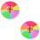2Pcs Fun Foam Prize Wheel Hanging Turntable Teaching Prop 6