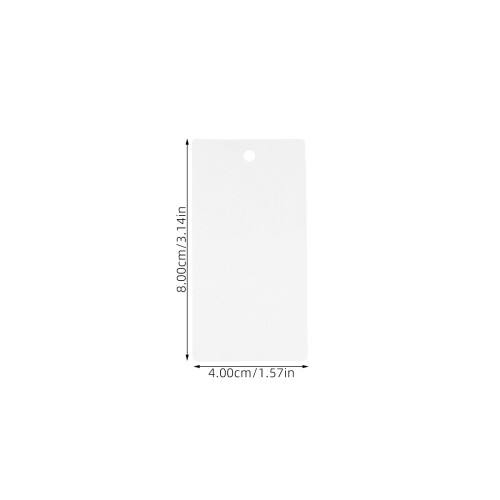 Witte Prijslabels Hangtags white Voor Kleding Retail 1