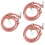 3Pcs PU Bag Strap Coffee Replacement Adjustable Shoulder Bag Accessory 6