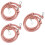 3Pcs PU Bag Strap Coffee Replacement Adjustable Shoulder Bag Accessory 7