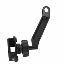 2-Way Radio Holder Bracket ABS Aluminum, Black