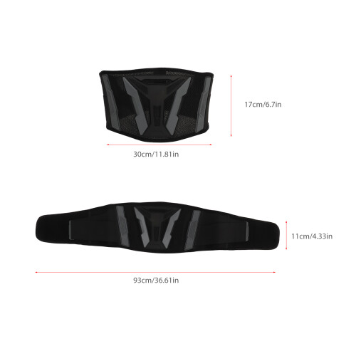 Motorcycle Waist Protector 63cm/24.8in Shockproof 1