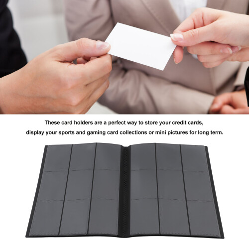9-Pocket Card Binder PP, Black, for Trading Cards 2