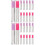 24Pièces Flacons Gloss 5Ml Bouchons En Caoutchouc 4