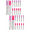 24Pièces Flacons Gloss 5Ml Bouchons En Caoutchouc 6
