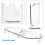 LED Solar Garden Lights 3 Pack Waterproof Motion Sensor Warm White Outdoor 5