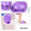 1 Paar Cat Claw Body Paars EVA 3