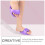 1 Paar Cat Claw Body Paars EVA 4