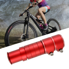 Bike Stem Riser 13cm Red Aluminum Head-Up Adapter