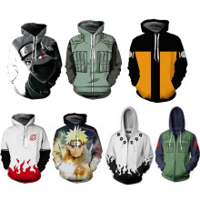(Kakashi,2XL)Hokage Ninjia Anime Hoodie Sweater Casual Long Sleeve Pullovers Hooded Uk Jacket