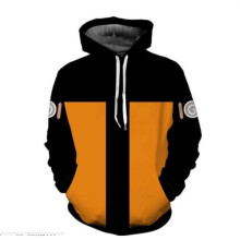 (Naruto,XL)Hokage Ninjia Anime Hoodie Sweater Casual Long Sleeve Pullovers Hooded Jacket Uk