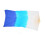 2Pcs 1.5m Art Silk Bamboo Fan White-Cyan-Blue 6