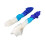 2Pcs 1.5m Art Silk Bamboo Fan White-Cyan-Blue 11