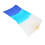2Pcs 1.5m Art Silk Bamboo Fan White-Cyan-Blue 8
