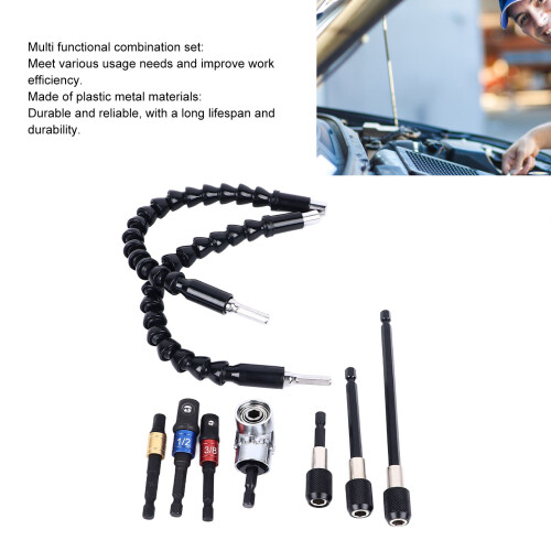 Drill Bit Extension Set: Quick Connect, Flex Shaft 2
