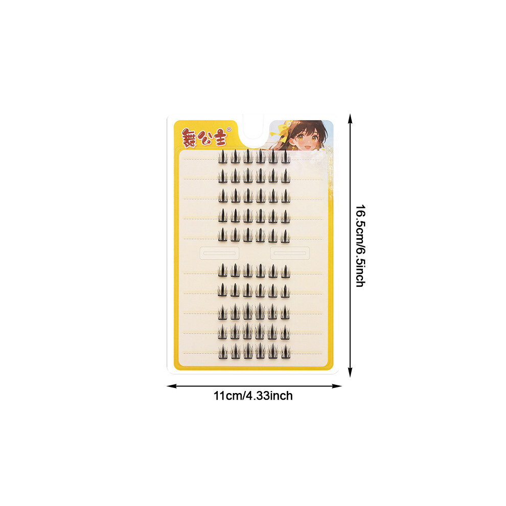 Roc-Electron (Style 15) Lightweight Glue-Free False Eyelashes For Daily & Party