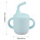 (Light Blue) BPA-Free Silicone Sippy Cup for Babies 3