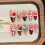(S) 10PCS Christmas Fake Nails Red Tip Waterproof Safe 9
