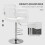 Homcom HOMCOM Adjustable Height Barstool Steel Pole PU Leather, White 4