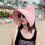 (Pink) UV Sun Hat for Women - Ponytail Design 4