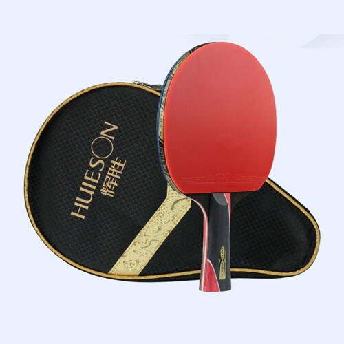 (One Long Handle) Premium Carbon Fiber Ping-Pong Paddle w/Case 1