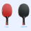 (One Long Handle) Premium Carbon Fiber Ping-Pong Paddle w/Case 3