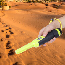 HS-10 Portable Waterproof Metal Detector, 275x43x44mm Green