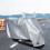 (Silver, M) Waterproof UV Resistant Universal Motorcycle Cover 7