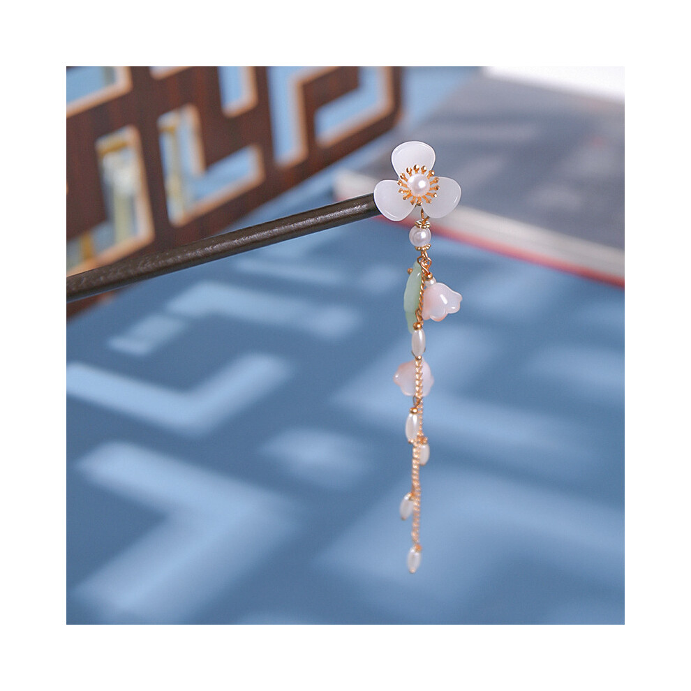 Zhouq-Outdoors (Gz2157) Chinese Floral Hair Comb For Party & Date