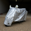 (Silver, M) Waterproof UV Resistant Universal Motorcycle Cover 10