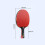 (One Long Handle) Premium Carbon Fiber Ping-Pong Paddle w/Case 8